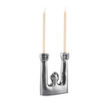 Carrol Boyes Twilight Candle Stick In Silver