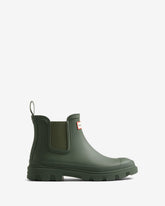 Hunter Unisex Downpour Chelsea Boot In Dark Olive