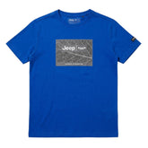 Jeep Mens Fashion Graphic Galactic T-Shirt In Blue
