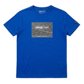 Jeep Mens Fashion Graphic Galactic T-Shirt In Blue