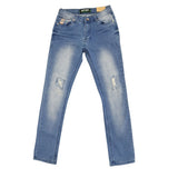 Soviet Mens Sandor Slim Leg Fashion Jeans In Light Blue