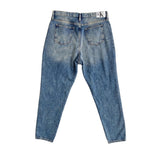 Calvin Klein Ladies Mom Torn Jeans In Denim