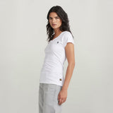 G-Star Raw Womens Eyben Slim T-Shirt In White