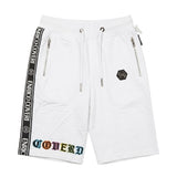 Enrico Coveri Mens Bling Shorts In White