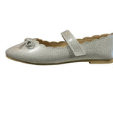 Pierre Cardin GirlS Peacock Ballerina Pumps In Silver