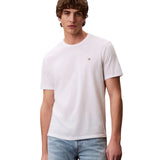 Calvin Klein Mens Badge 2 Pack T-Shirts In White Multi