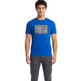 Jeep Mens Fashion Graphic Galactic T-Shirt In Blue