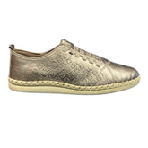 Hush Puppies Ladies Anna Chrome Shoes In Metallic