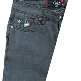Soviet Mens Pires Slim Leg Coated Fashion Jeans In Slate