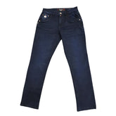 Soviet Mens Straight Leg Denim Jeans In Blue Black