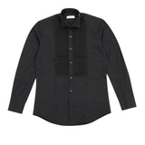 Morenzo Mens Tux Shirt In Black