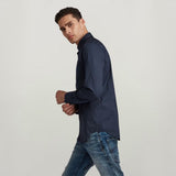 G-Star Raw Mens Dressed Super Slim Shirt In Navy