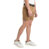 Ben Sherman Mens Straight Fit Chino Shorts In Camel