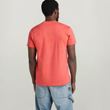 G-Star Raw Mens Distressed Old School Logo T-Shirt In Finch
