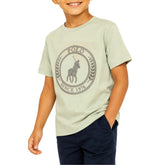 Polo Boys Logan Crested T-Shirt In Cool Sage