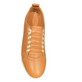 Hush Puppies Ladies Anna Chrome Shoes In Cognac