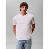 Calvin Klein Mens Badge 2 Pack T-Shirts In White Multi
