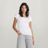 G-Star Raw Womens Eyben Slim T-Shirt In White