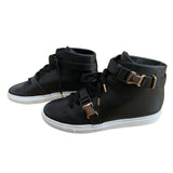 Louis Leeman Top Sneakers with Metal Accessories In Black