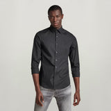 G-Star Raw Mens Dressed Super Slim Shirt In Black
