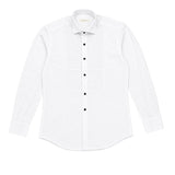 Morenzo Mens Tux Shirt In White