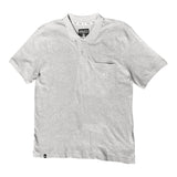 Jeep Mens Piquet Golfer In Grey Melange