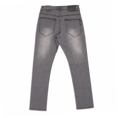 Soviet Mens Terminator #9 Slim Leg Jeans in Grey