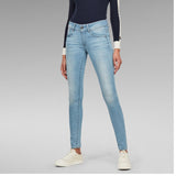 G-Star Raw Womens Lynn Super Skinny Jeans In Faded Blue