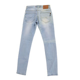 Soviet Mens Terminator #4 Skinny Jeans In Sky Blue
