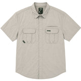 Jeep Mens M Safari Shirt In Khaki