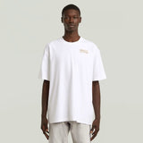G-Star Raw HB Badge Relaxed T-Shirt In White