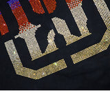 Enrico Coveri Mens Bling Polo Shirt In Black Multi