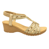 Savoy Ladies Khazel Shoes In Gold