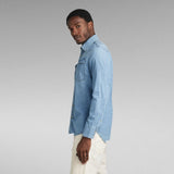 G-Star Raw Slim Shirt In Medium Age