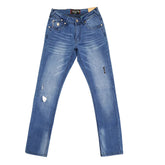 Soviet Mens Baker Slim Leg Fashion Jeans In Dark Indigo