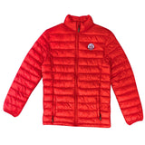 Jeep Mens Core Puffer Jacket In Oxyfire