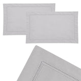 Egyptian Cotton Tencel 300 Thread Fitted Sheet In Slate Grey