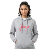 Jeep Womens Icon Pull Over Hoodie In Grey