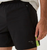 Anta Mens Advanced Running Woven Shorts In Black
