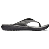 Crocs Unisex Literide Flip Flops In Grey and Black