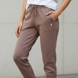 Polo Womens Harper Jogger Pants In Brown