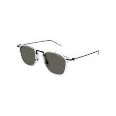 Montblanc Sunglass Man Crystal Black Grey MB0295S-004
