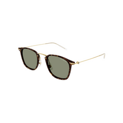 Montblanc Sunglass Man Havana Gold Green MB0295S-002