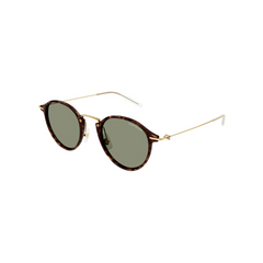 Montblanc Sunglass Man Havana Gold Green MB0294S-002