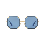 Dolce & Gabana Sunglasses Gold Frme Blue Lens