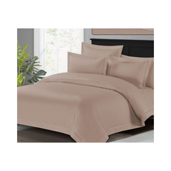 Egyptian Cotton Co Duvet Cover Super King Oxf Stone