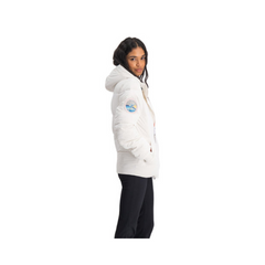 Alpha 128007 Ma-1 Hooded Puffer White