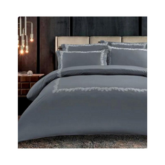 Egyptian Cotton Co T400 Liana Duvet Grey