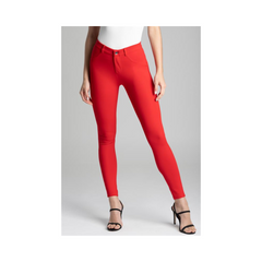 Sissyboy Joey: Sculpt Knit Jegging Red
