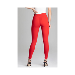 Sissyboy Joey: Sculpt Knit Jegging Red